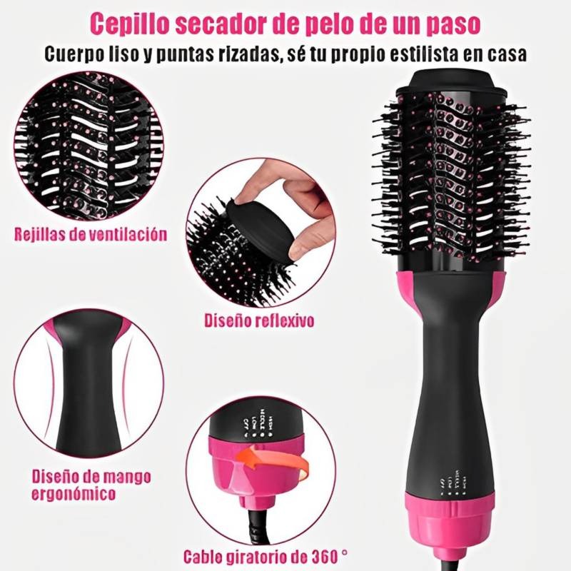 CEPILLO SECADOR PEINE ALISADOR PELO - Imagen 4